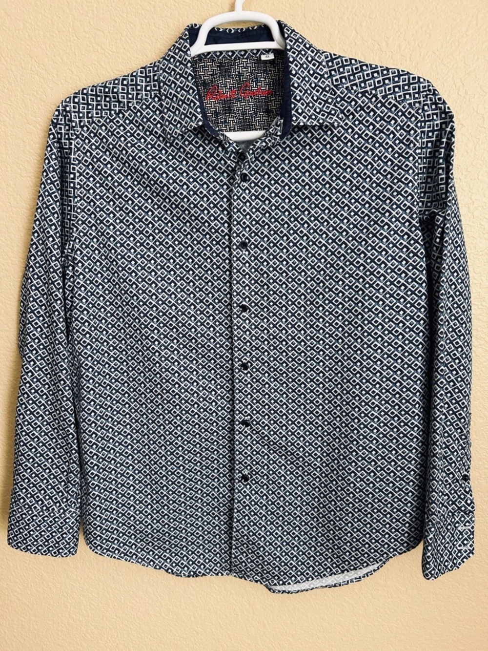 Robert Graham Geometric Pattern Long Sleeve Button-Down Shirt